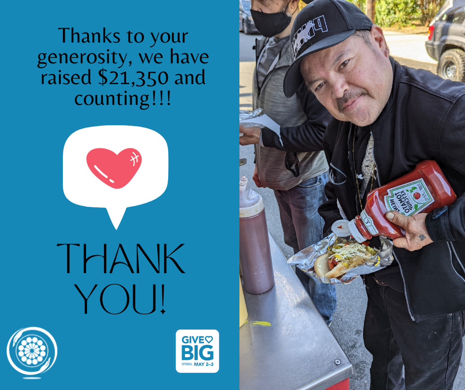 Thanks to you we've passed the 50% mark on our GiveBig Goal!
