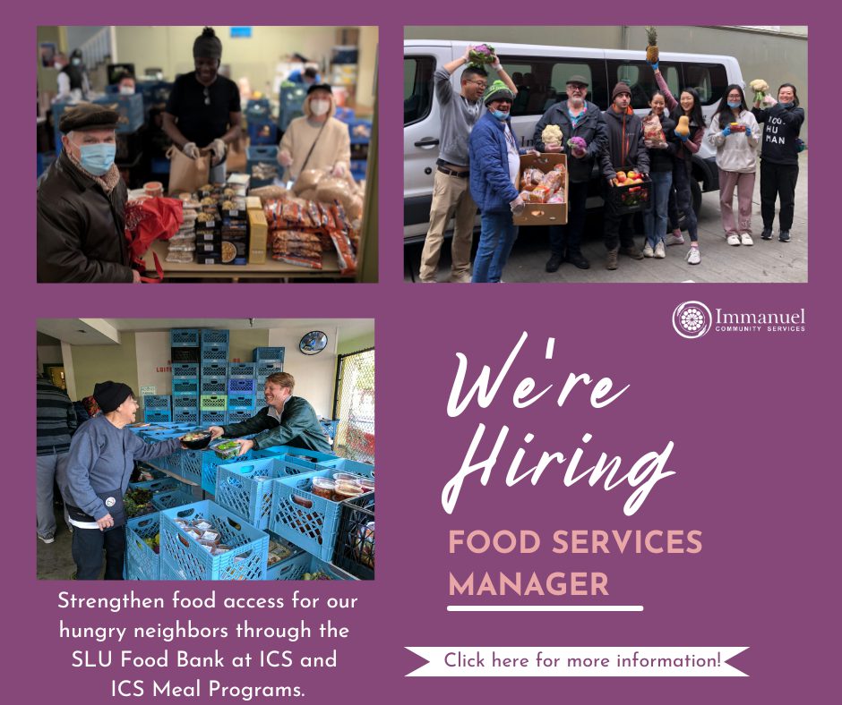 ICS Hiring Food Bank Manager 3.2026